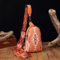 Vintage Canvas Print Bohemian Ladies Clutch Breast Bag Messenger Bag Independent Station Tk