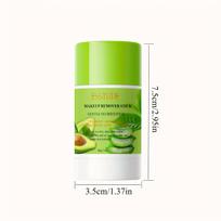Portable Makeup Remover Stick Deep Cleansing Balm Gel Cream Stick Remover Lip Makeup Cosmetics Moisturizing Skin green