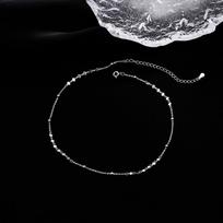 Banyan Tree S925 Silver Heart-shaped Women's Summer Choker Necklace - High-end Light Luxury Design NS862 balto aukso spalvos