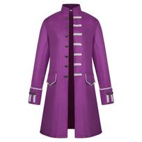 Viduramžių retro burtininko apsiaustai ir vienuolių apsiaustai Helovinui L purple