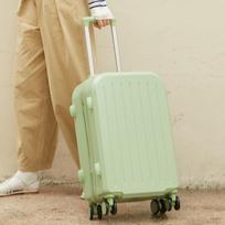 Didelės vertės lagaminas: Lengvas lagaminas ant ratukų moterims ir vyrams, 20-24 coliai, saugus slaptažodžio užraktas, idealus kelionėms 18 inch [Carry-on, Lifetime Warranty] black