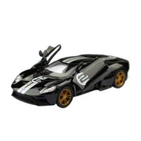 Žaislinio automobilio modelis 1/38 2017 Ford GT lenktyninis ralio lydinio lietas miniatiūrinis atitraukiamas metalinis kolekcinis daiktas dovana vaikams berniukams raudona