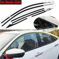 Car Sticker Blackout Decal For Honda Civic 10th Gen 2016-2019 4dr Sedan New