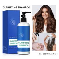 Deep Cleansing Shampoo  Hydrolyzed Keratin Shampoo  Leaf Oil Shampoo 300ML One Size black