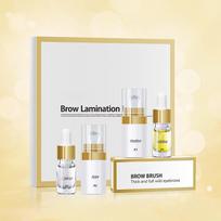 Eyebrow Perm Kit Gold Box Wild Eyebrow Quick-setting Eyebrow Perm 20ml One Size