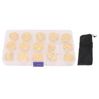 15pcs Wax Sealing Stamp Set Creative Special Shaped Sealing Wax Stamp Heads for Cards Envelopes
