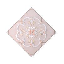 10PCS/Set Floor Tiles Diagonal Wall Stickers Bathroom Kitchen Waist Line Art Mural Tile Wall Decals