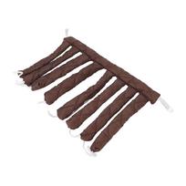 Heatless Curling Rod Sleeping Hair Curl Styling Roller Ribbon for Women Girls Extra Long HairBrown ruda