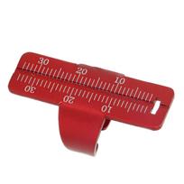 Endo Ruler Ring Aluminium Alloy Oral Gauge Endodontic Span Measure Dental InstrumentsRed raudona