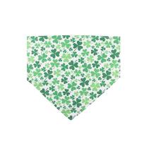 Irish Festival Party Dog Bandana Dogs StPatricks Costume Neck Scarf Collar Holiday Dress Up Dog Floral Printed Bandanas 1 white