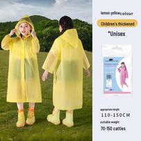 Vaikiškas viso kūno lietpaltis nuo liūties, vienkartinis, berniukams ir mergaitėms, su kuprinėmis One Size (Height 110-150cm/Weight 50-130kg)