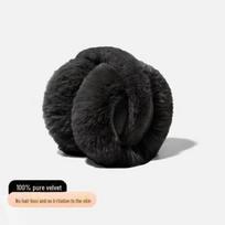 Foldable Unisex Warm Earmuffs - Antifreeze Ear Warmers for Autumn & Winter black