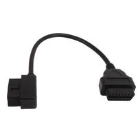 OBD2 Adapter Cable Flexible Stable Connection 16Pin Male to Female Extension Cable for Car black