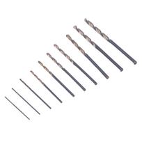 HSS Drill Bit Set Mini Twist Drilling Carving Hole Punching for Walnut Beeswax Wood 0.8?3.0mm