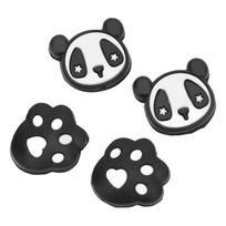 4Pcs Tennis Racket Shock Absorbers Silica Gel Cute Pattern Portable Vibration Dampeners Sport