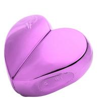 Travel 25ml Heart Shaped Refillable Perfume Atomizer Bottle Empty Pump Sprayer Purple purple