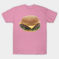 T Shirt Women Burger Harajuku Print Kawaii Tshirt Summer Short Sleeve Female T-Shirt Top Tee S brown
