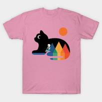 Marškinėliai moterims Mėnulio serenada Harajuku spaudinys Kawaii T-shirt Vasaros trumpomis rankovėmis moteriškas marškinėlis viršus S