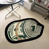 Dollar Bill Entry Door Mat Entryway Floor Mat Decorative Entry Wear Mat 40*60cm
