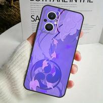 Genshin Impact Raiden Shogun Case For OPPO Reno 11F 10 Pro 4 5 6 7 8 Lite 4Z 5Z 8T OPPO Find X6 X5 Pro X2 X3 Neo Cover OPPO Find X2 Lite blue