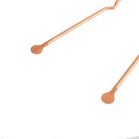 1Pc Simple Copper Tongue Scraper Cleaner Fresh Breath Dental Cleaning Tools