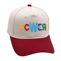 Cross-border POWER Truck Driver Hat: GD Color Block Embroidered Baseball Cap for Men & Women M (56-58cm) gray