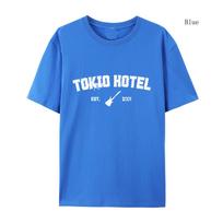Roko grupė Tokio Hotel Kaulitz Print Marškinėliai Medvilniniai marškinėliai Trend trumpomis rankovėmis Moteriški Hip Hop Streetwear marškinėliai Drabužiai S