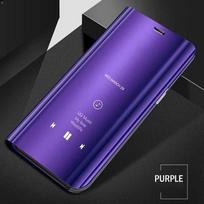 Veidrodinis atverčiamas dėklas Samsung Galaxy A51 A32 5G A50 S20 FE A31 A21S A20 A10 A71 A72 S8 S10 Plus Note 20 Ultra 9 10 Lite viršelis S20 purple