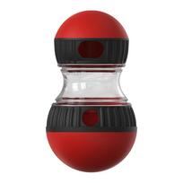 Dog Toy Improve IQ Interactive Puppy Toys for Small Medium Dogs Cat Slow Feeder Ball Labrador Golden Retriever Pet Supplies raudona
