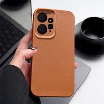 Phone Case For Xiaomi Redmi Note 13 11 12 14 Pro 5G Funda Xiaomi 13T Pro Shockproof Leather Texture Soft Silicone Cover Coque Redmi Note 13 Pro 5G brown