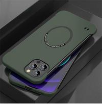 Ultra Slim Frameless For Magsafe iPhone 14 15 16 Pro Max 16 Plus 16Pro 15Pro Magnetic Shockproof Hard PC Case for iPhone 16 ProMax