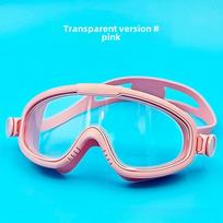 HD Animaciniai Unisex Vaikų Didelio Rėmelio Plaukimo Akiniai, Apsaugantys Nuo Rūko & Vandeniui Atsparūs blue