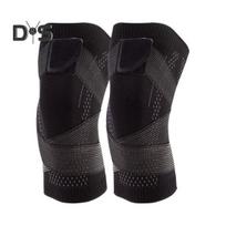 2 Pcs Knee Support Brace for Men Women Adjustable Compression Sports Knee Pad Patellar Tendon Pian Relief Sleeve Wrap for Running Volleyball XXXL mėlyna