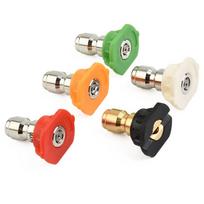 Multiple Degree Spray Nozzle Tips Quick Release Set Water Jet 0 15 25 40 Degree beige