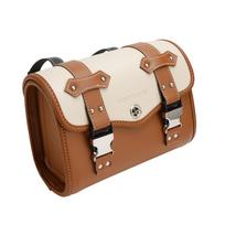 Color Matching Side Saddlebag Tool Bag Luggage Pouch Storage Brown For Motorbike