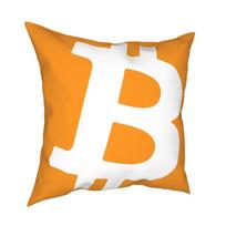 Bitcoin Crypto Cryptocurrency Throw Pillow Cover Polyester Throw Pillow Ethereum Btc Blockchain Custom Cushion Covers 30x30cm