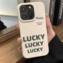 Fortune Words Biodegradable iPhone Case for iPhone 8P/X/XR/11/12/13/14 Promax iPhone 11 Pro gray