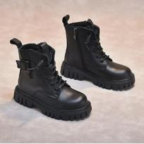 Kids' Winter Snow Boots: Waterproof, Fur-Lined, Non-Slip Cotton Shoes for Boys & Girls 28