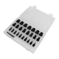 25Pcs Damaged Screw Extractor Set Chromium Molybdenum Steel 38 Inch Square Drive Hex Head Screw