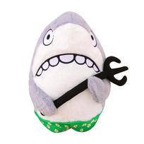 Shark Fork Plush Toy Doll Pillow Grab Doll Machine Boutique Gift Shark Funny 27cm white