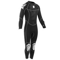 3mm Diving Suit Wetsuit Jumpsuit Long Sleeve Sunscreen Back Zipper Dragon Pattern XL Size