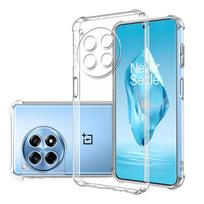 Skaidrus smūgiams atsparus dėklas OnePlus 12R CPH2609 telefonui, minkštas silikoninis skaidrus galinis dangtelis OnePlus 12 R telefonui, apsauginis kamera CHINA&ABS