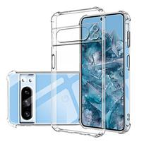 Transparent Phone Case for Google Pixel 8 Pro 7a 7Pro 6Pro 8Pro 4 XL 8 7 A 6 Pro TPU Silicone Back Soft Clera Protective Cover For Google 8 gryna