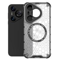 For Huawei Pura 70 P70 Ultra Magnetic Ring Back Cover Phone Case Magsafe Ring Wireless Charge Lens Protect Shockproof Cases CHINA&For Huawei P70 gryna