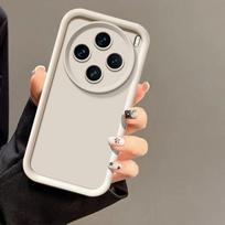 Phone Case For Vivo X100 X100 Pro iQOO 12 Pro iQOO Neo8 Pro Case Fall prevention Soft Silicone Cover For Vivo X100 white