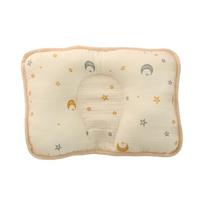 Kūdikio galvos atramos pagalvėlė kūdikiams nuo 0 iki 12 mėnesių, skatinanti sveiką miego vystymąsi, pagaminta iš švelnaus medvilninio audinio C beige