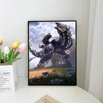 1pc Horizon Zero Dawn Game Self-adhesive Art Poster Waterproof Paper Sticker Coffee House Bar Room Wall Decor 21cm×30cm NoFrame