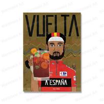Cycling Race Posters Grand Cycling Tours France Italia Espana Canvas Painting Prints Bike Wall Art Pictures for Home Decoration No Frame 21*30cm No Frame