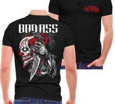 Bad Ass Clown Joker Loyal Respect Haters Support Hardcore T Shirt New 100% Cotton Short Sleeve O-Neck T-shirt Casual Mens Top S juoda