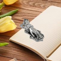Bookmark Clip Binder Lady's Hand for Book Lovers Journal Creative Marker Black beige